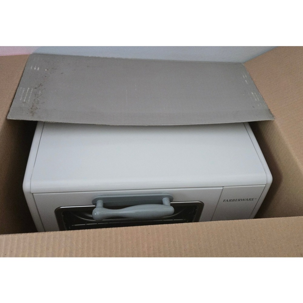 Farberware FSTO400 Special Select 4 Slice Toaster Oven Timer Open Box Vintage - Picture 6 of 9